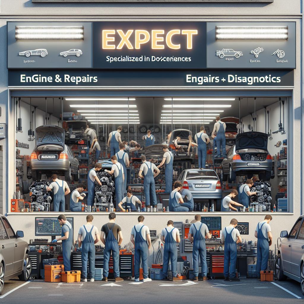 Autoopravna Expert: Specializace na motorové opravy a diagnostiku