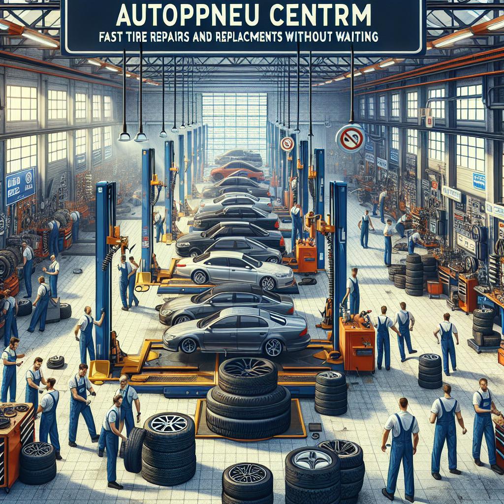 Autopneu Centrum: Rychlé opravy pneu a výměny bez čekání